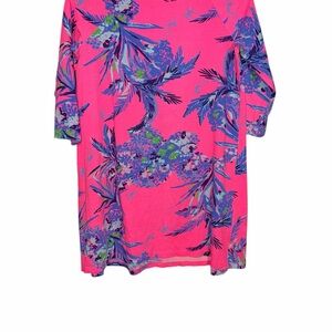 Vibrant Pink Floral Dress